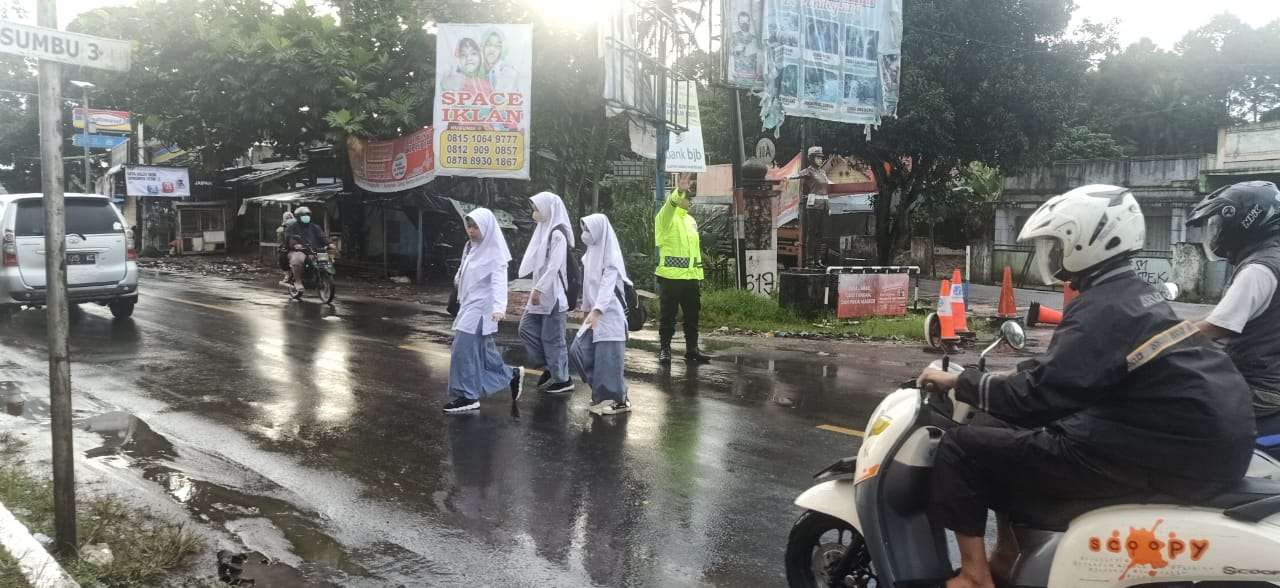 Gelar Stong Point, Polres Pandeglang Sebar Personil di Lapangan