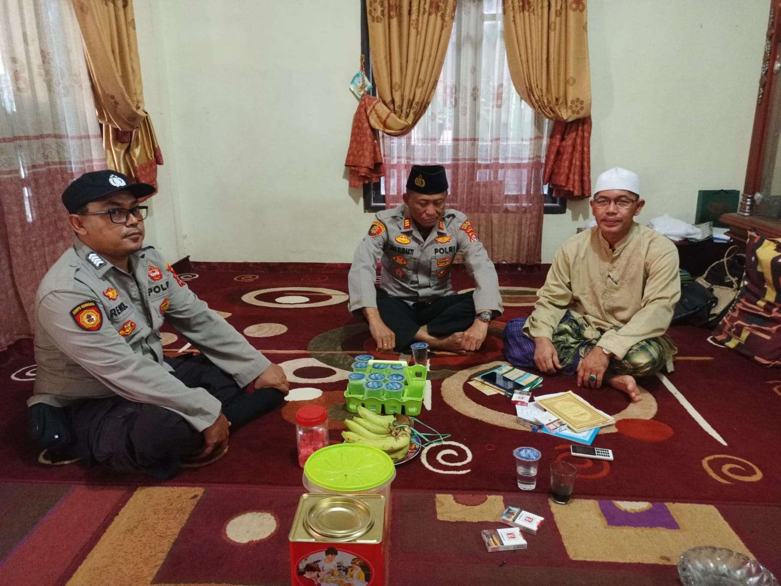 Kapolsek Petir Sowan Ke Tokoh Masyarakat