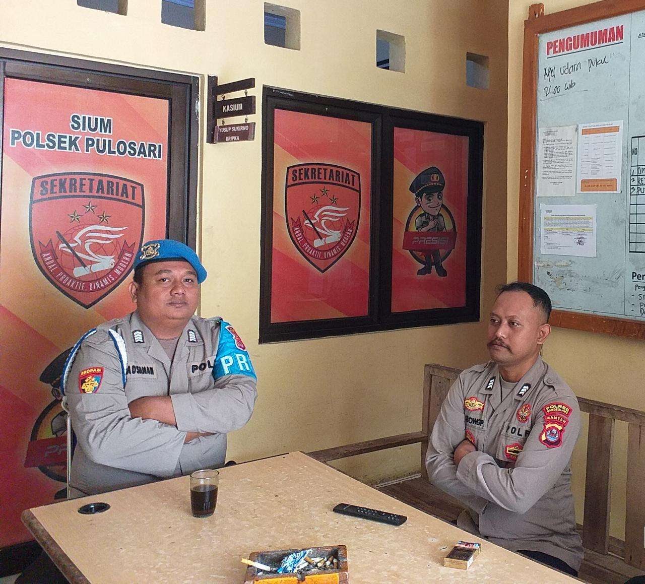 Minimalisir Gangguan Kamtibmas, Polsek Pulosari Polres Pandeglang Siaga Mako