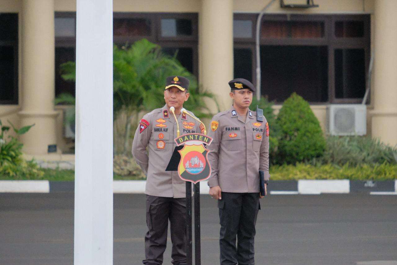 Wakapolda Banten Pimpin Apel Pagi Personel, Ini Arahannya