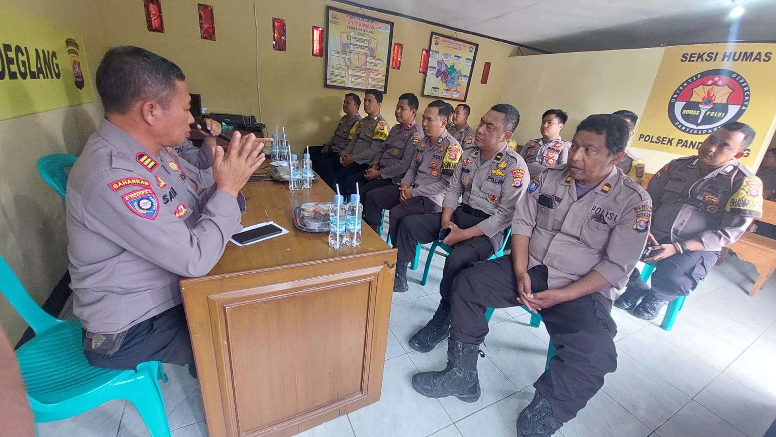 Polres Pandeglang Gelar Binteknis Bhabinkamtibmas