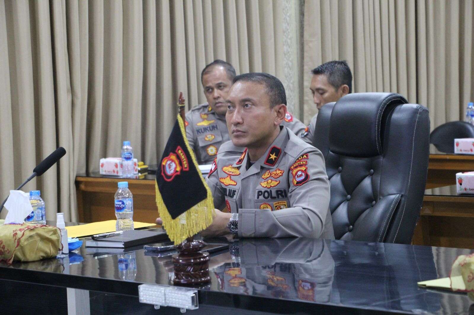 Wakapolda Banten Ikuti Rapat Program Quick Wins Presisi Triwulan I Tahun 2023