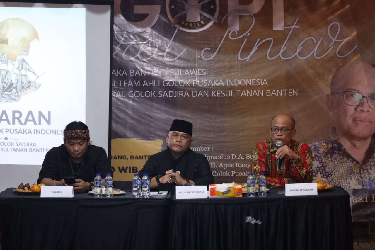 Polda Banten Gelar Ngopi Seputar Pusaka Banten dan Paparan Tim Golok Pusaka Indonesia