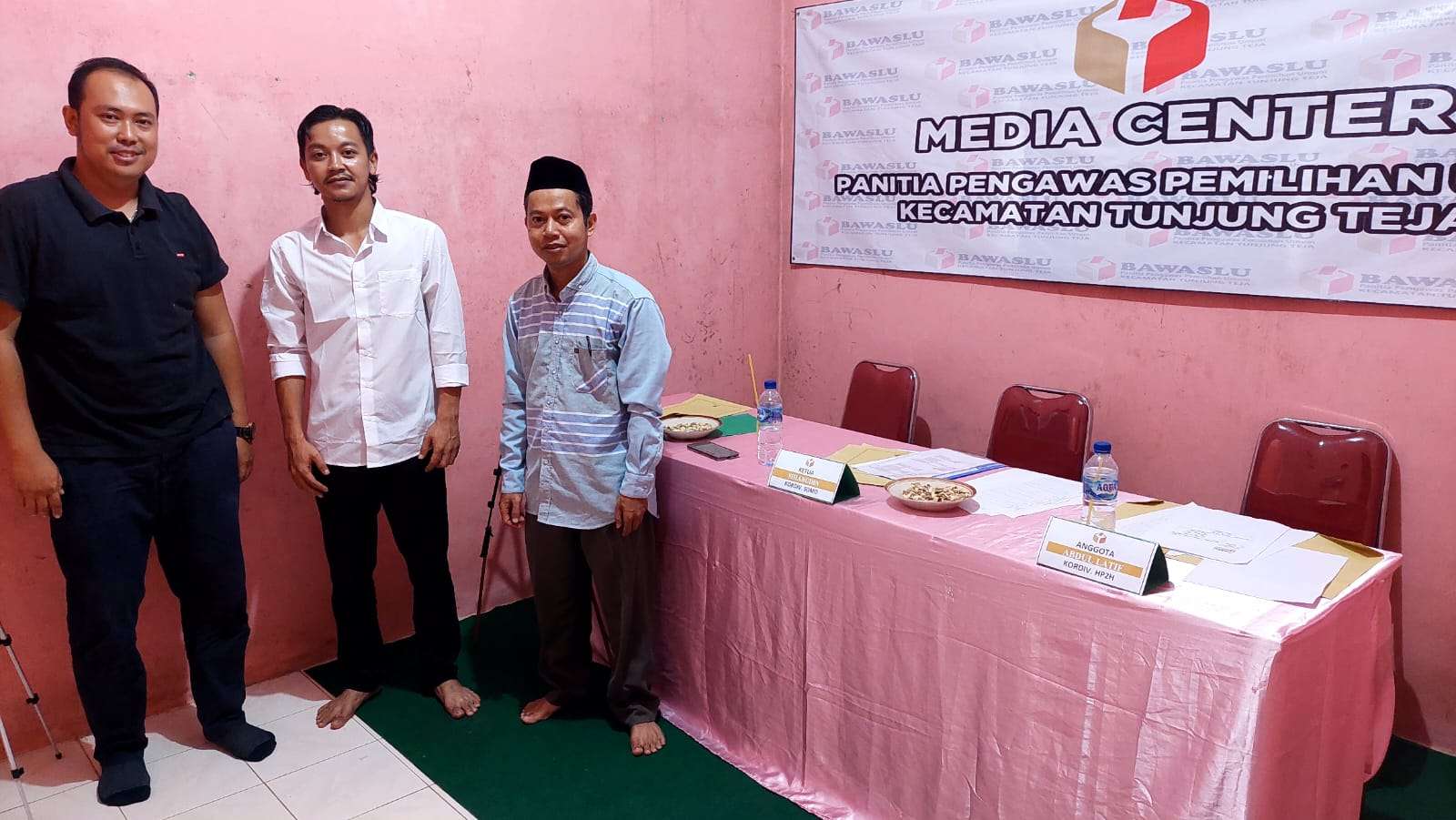 Polsek Petir Polres Serang Monitoring Giat Tes Wawancara Panwas Desa Pemilu 2024 