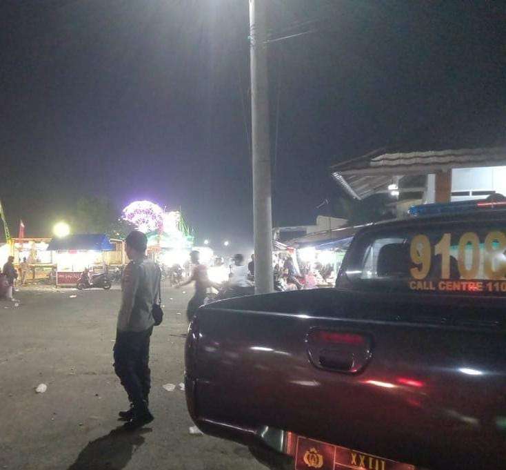 Polsek Saketi Laksanakan Patroli Malam