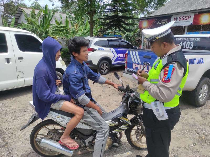 Hari Pertama Operasi Keselamatan Maung 2023 Satlantas Polres Pandeglang Temukan 152 Pelanggaran Lalu Lintas