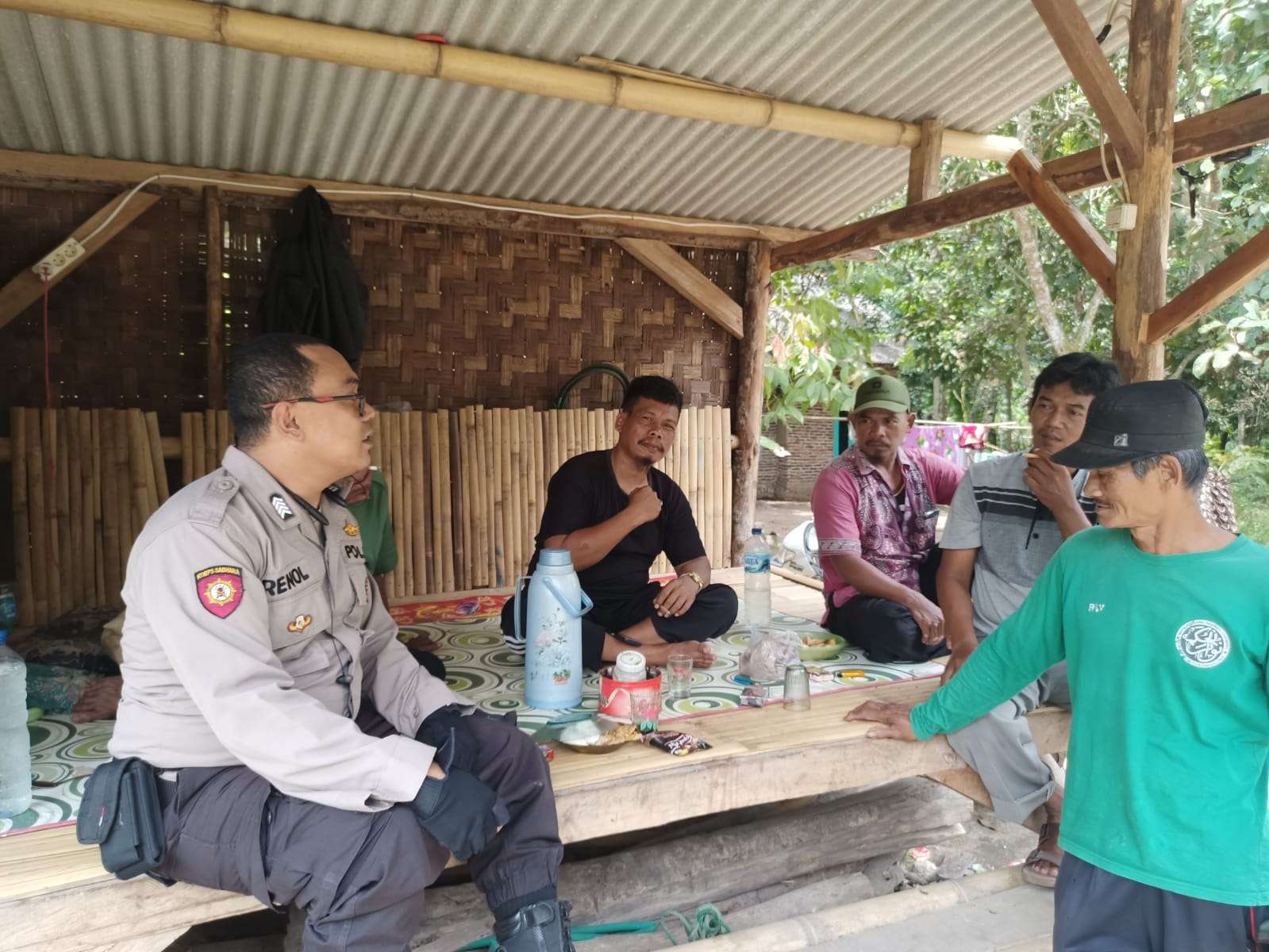 Patroli Dialogis KRYD Antisipasi Kriminalitas di Darkum Polsek Petir Polres Serang
