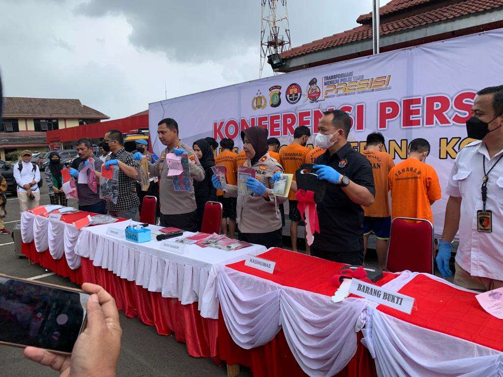 Polres Metro Tangerang Kota dan Jajaran Berhasil Tangkap Pelaku Sidikat Pencurian Kendaraan Bermotor