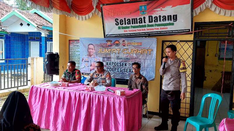Giat Jum’at Curhat Presisi Polsek Petir Polres Serang