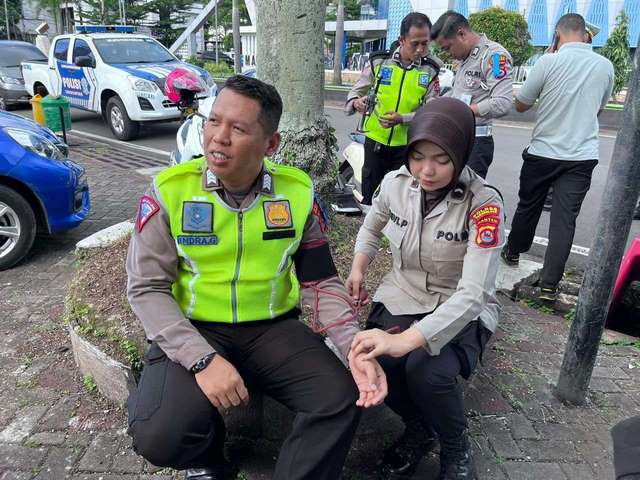 Sidokkes Polres Pandeglang Cek Kesehatan Personel Dalam Ops Keselamatan 2023