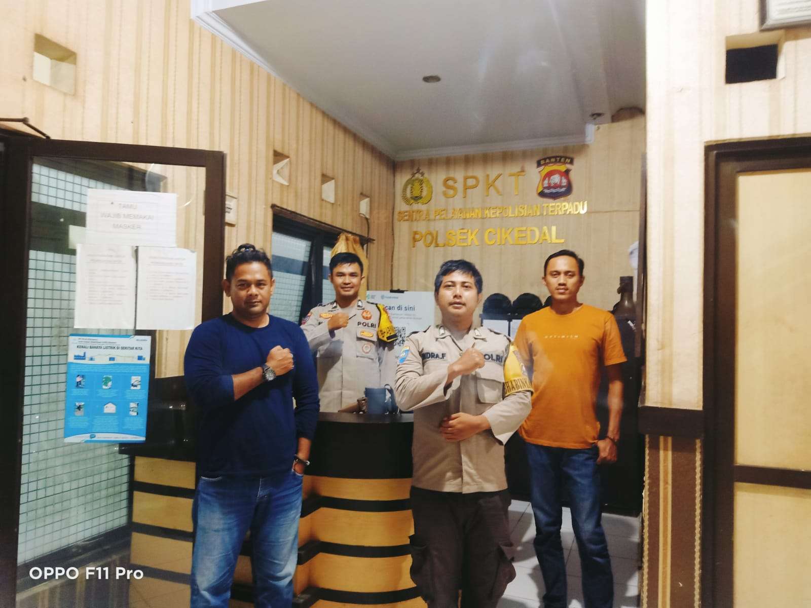 Antisipasi Adanya Ancaman Mako Polsek Cikedal Siap Siaga