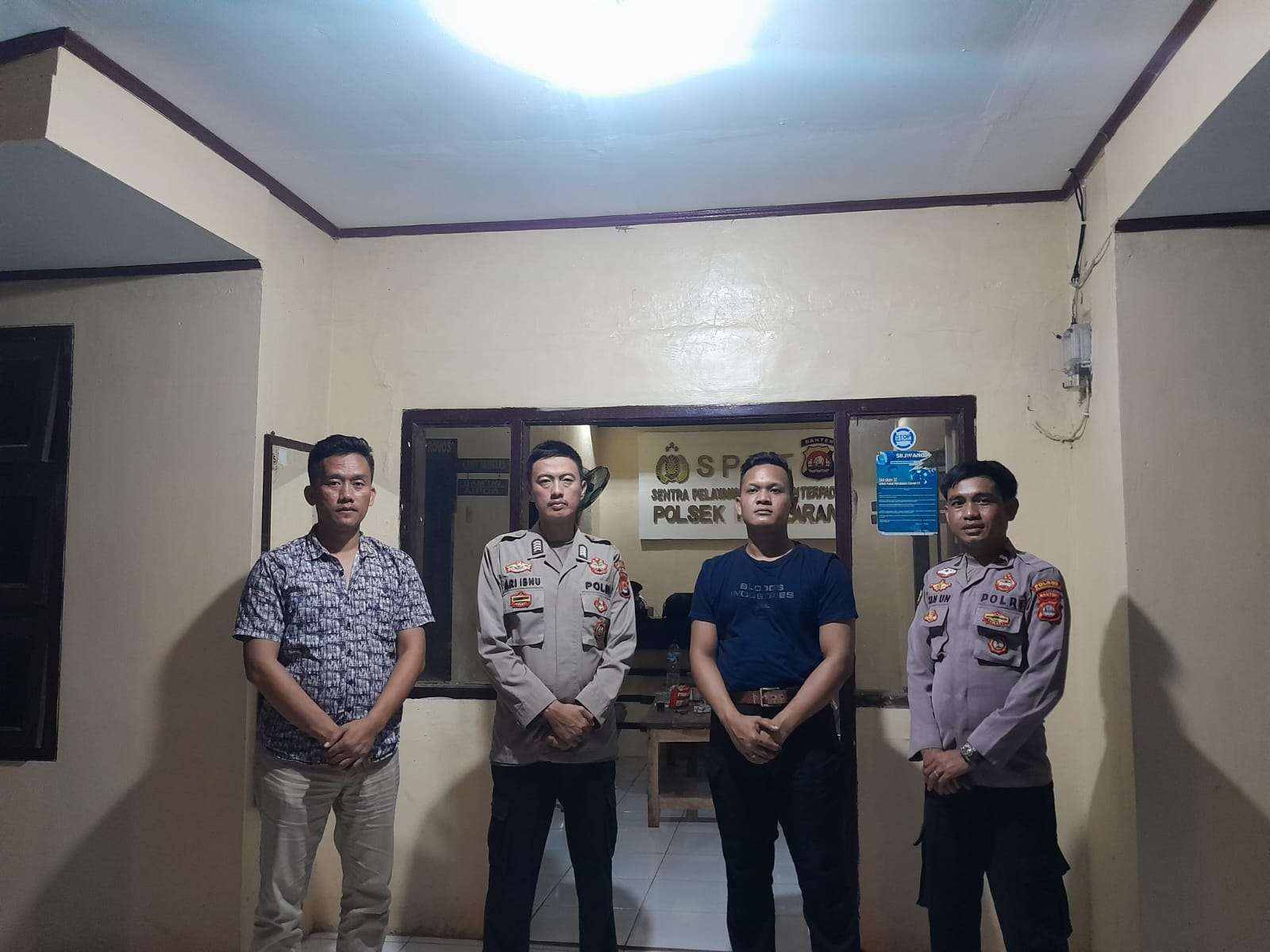Jam Rawan Anggota Polsek Pagelaran Rutin Lakukan Patroli 