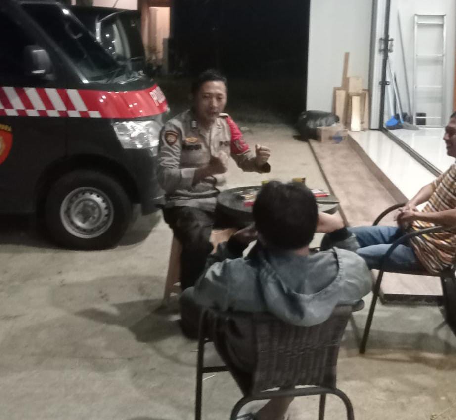 Polsek Saketi Patroli Malam Untuk Ciptakan Situasi Kamtibmas Kondusif