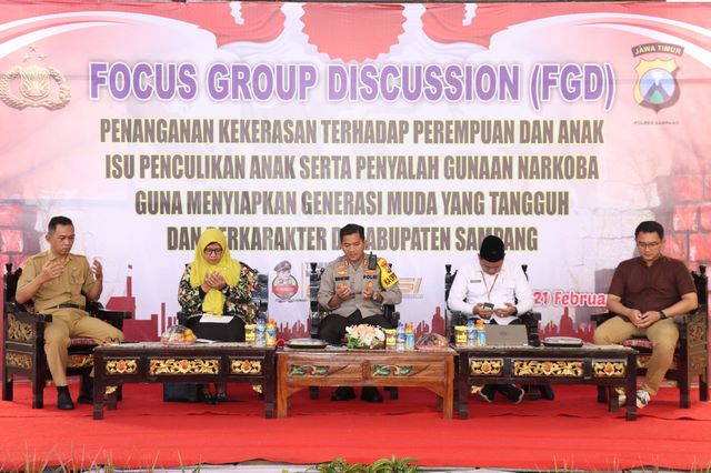 Polres Sampang Gelar FGD Guna Siapkan Generasi Muda Yang Tangguh Dan Berkarakter Di Kabupaten Sampang
