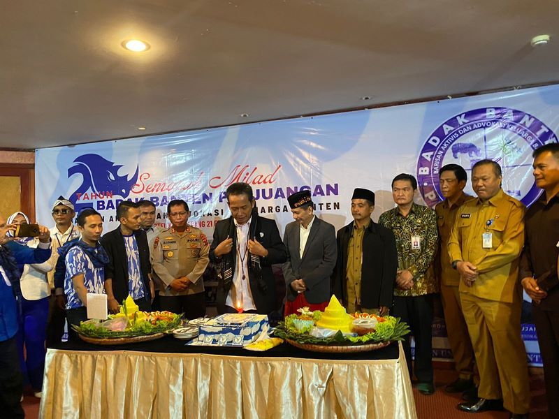 Polda Banten Hadiri Milad ke 2 Tahun Badak Banten Perjuangan