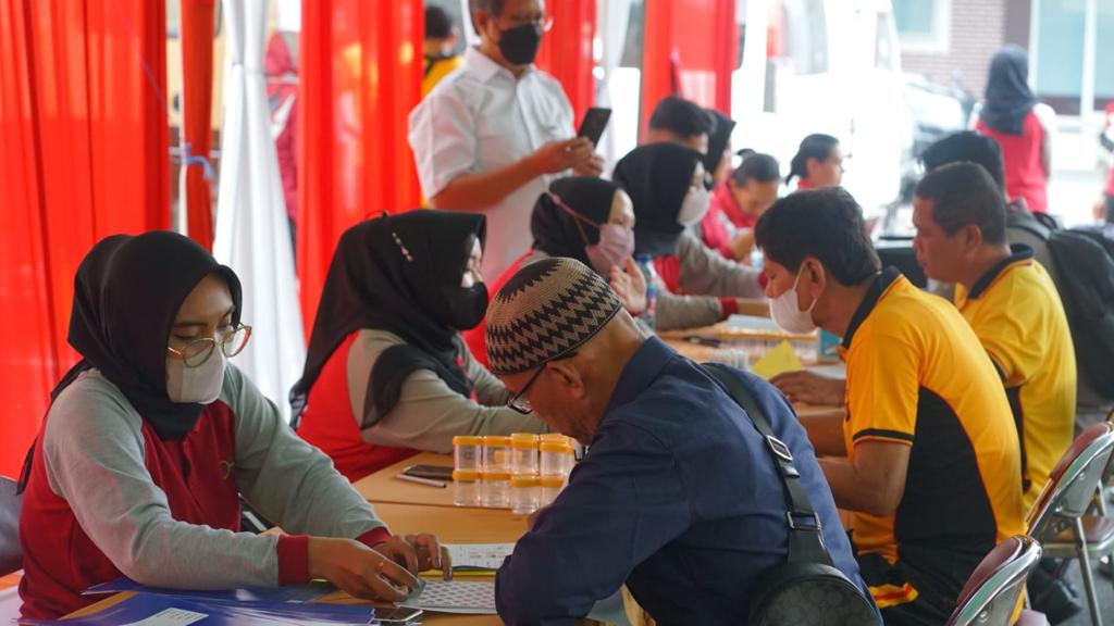 Polres Karawang Gelar Pemeriksaan Kesehatan Berkala ( Rikesla ) Tahun 2023