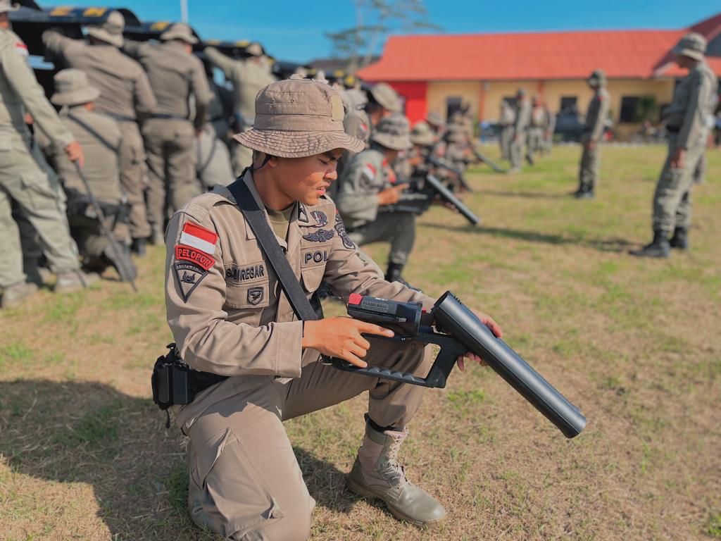 Laksanakan Latihan Penanganan Huru-Hara (PHH) Brimob Kalbar