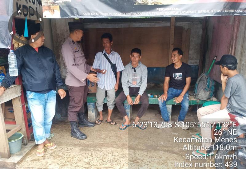 Pak Bhabin Polsek Menes Rutin Silaturahmi Kedesa Binaannya