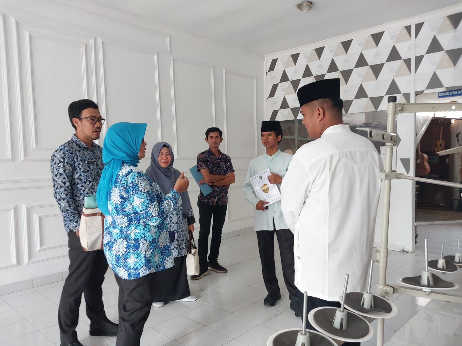 Disnaker dan PTSP Kab.Lebak Visitasi LPK Lapas Rangkasbitung,