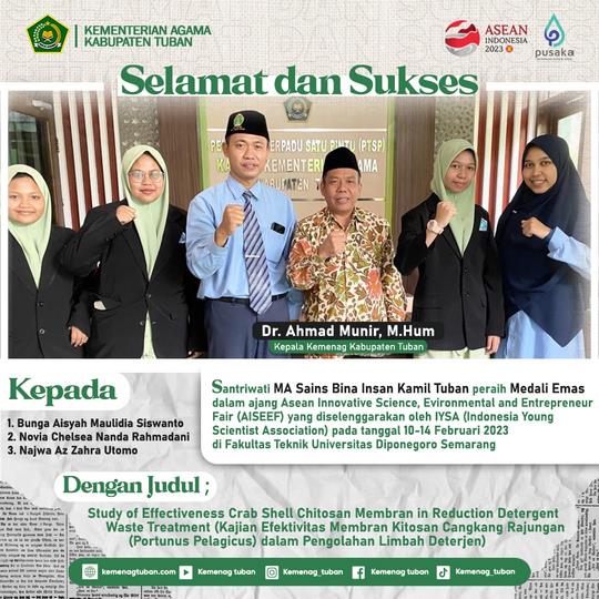 YABIKA Tuban Memiliki SLTA Sains