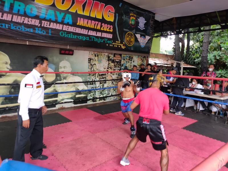 Mengurangi Kenakalan Remaja, Ditlantas Polda Metro Jaya Gelar Street Boxing