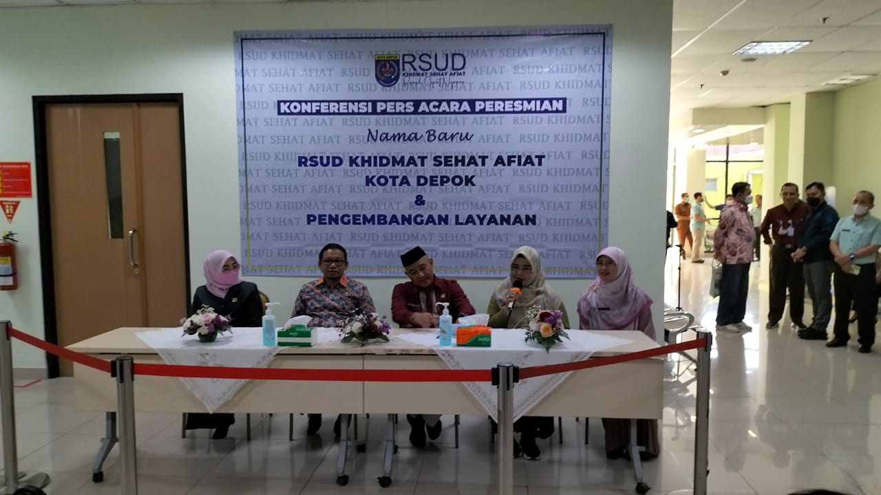 Walikota Hadiri Peresmian Nama Baru RSUD Kota Depok
