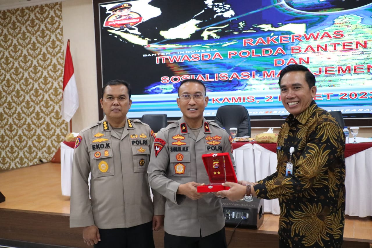 Pembukaan Rakerwas Itwasda Polda Banten Tahun 2023 dan Sosialisasi Manajemen Resiko