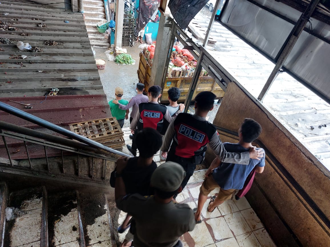 Polres Serang Amankan Pelaku Judi Leunca di Pasar Ciruas