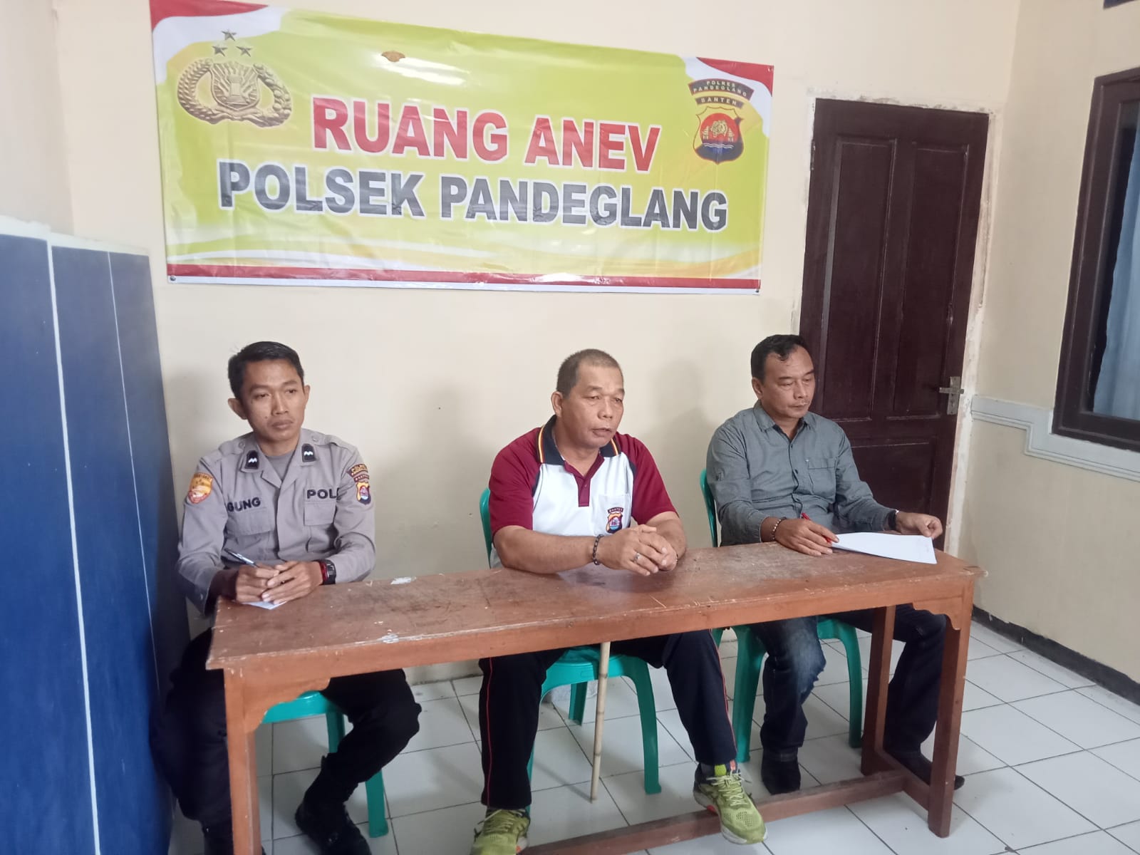 Kapolsek Pandeglang Pimpin Anev Akhir Minggu Pertama Bulan Maret 2023