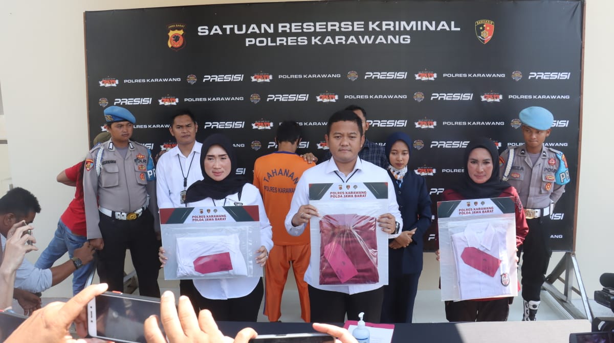 Pelaku Asusila Anak Dibawah Umur Ditangkap Sat Reskrim Polres Karawang