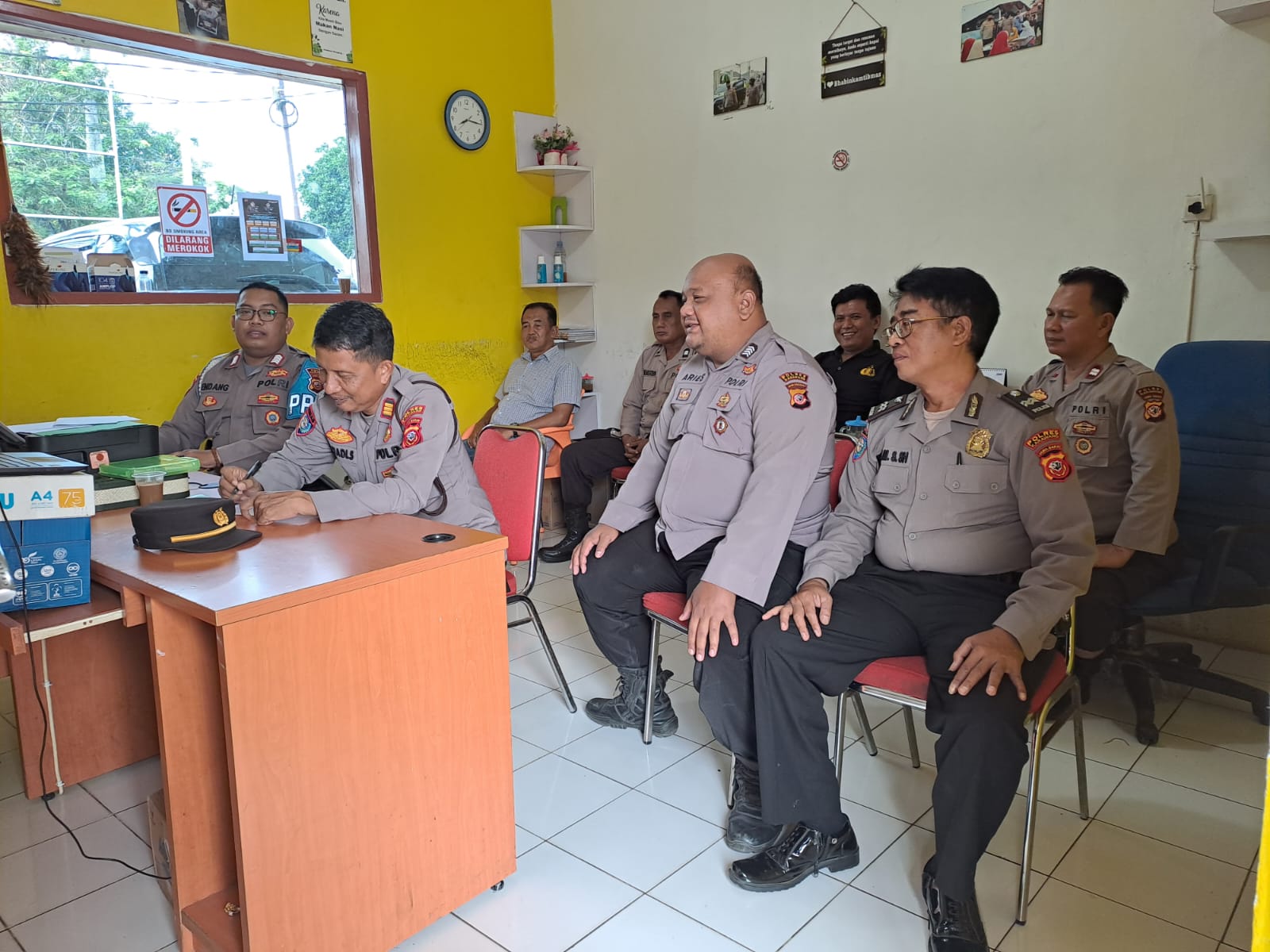 Polsek Telagasari Siap Massifkan Penggunaan Media Sosial