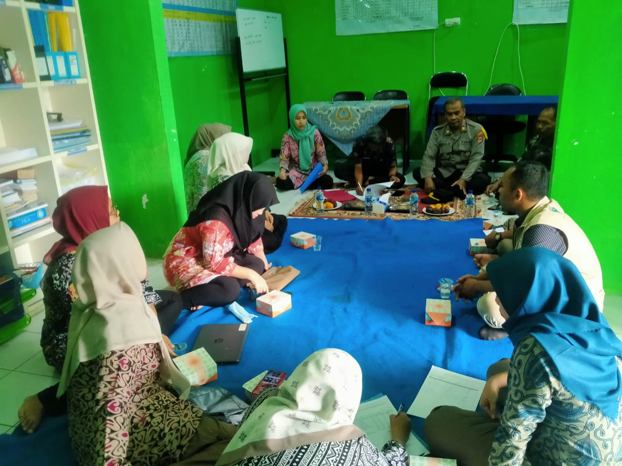 Polsek Saketi Hadiri Rapat Lokakarya Mini Lintas Sektoral Diaula Balai Penyuluh Keluarga Berencana Cisata Pandeglang