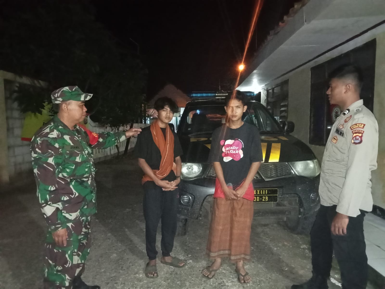 Anggota Polsek Pagelaran Rutin Lakukan Patroli Di Jam Rawan Guna Mencegah Ganguan Kamtibmas