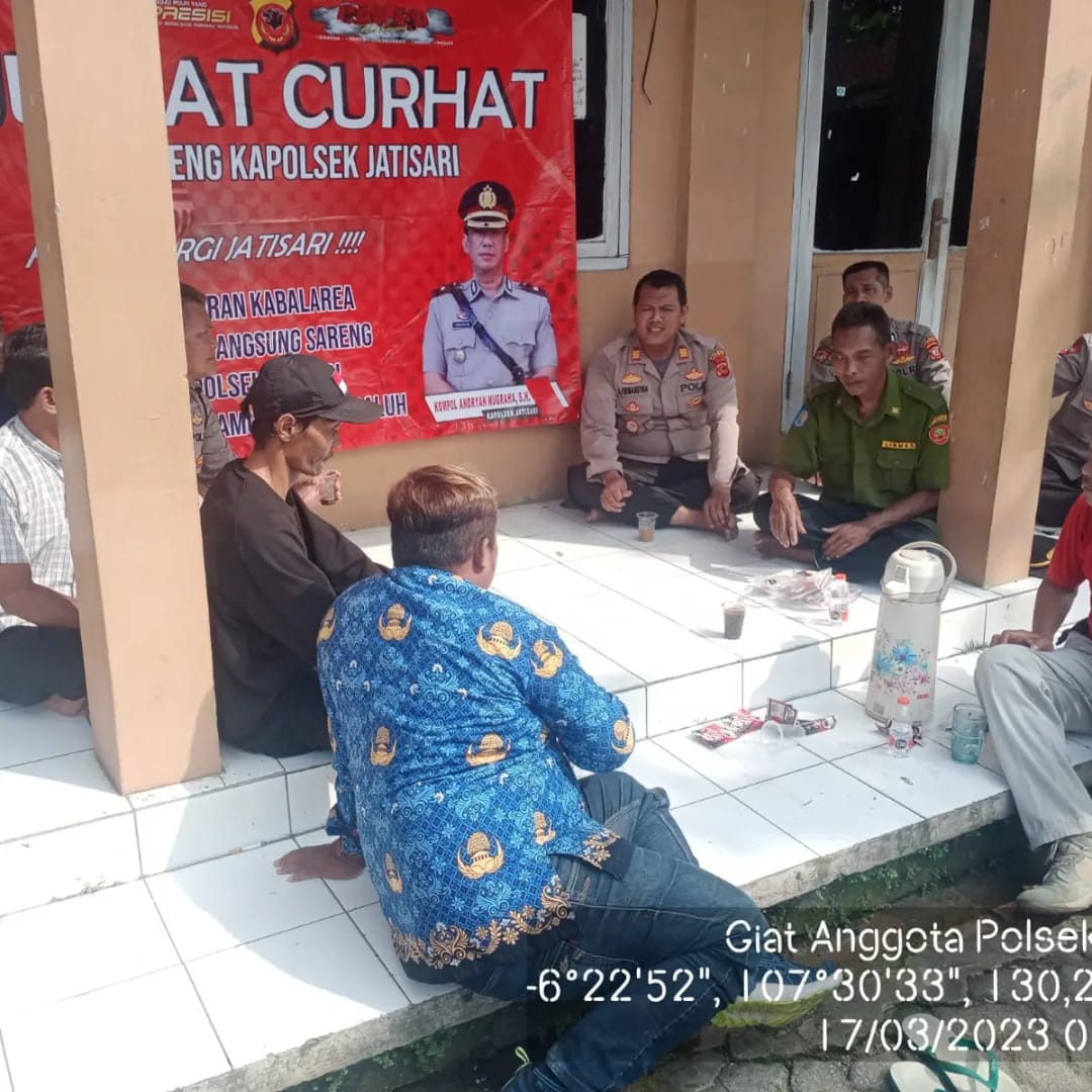 Kegiatan Jumat Curhat Polsek Jatisari Kegiatan Jumat Curhat Polsek Jatisari Polres Karawang