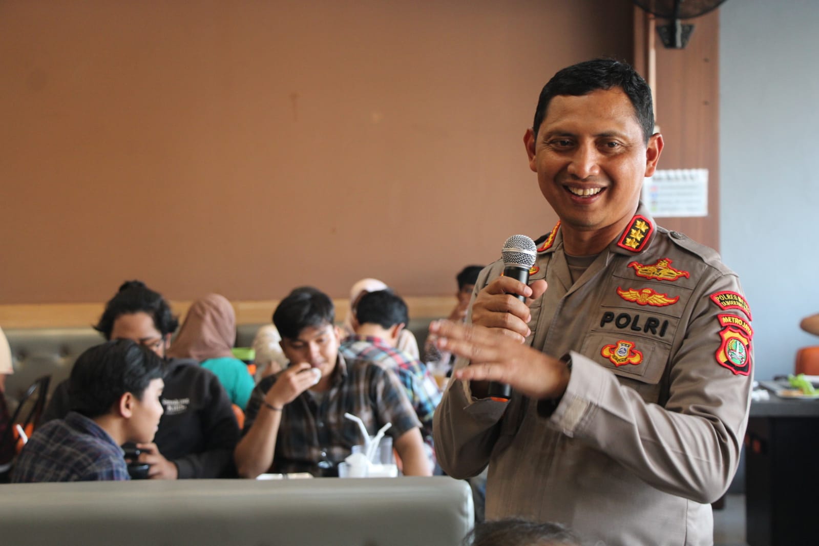 Silaturahmi Bersama OKP dan BEM, Kapolres Metro Tangerang Kota: Kami Mengajak Berpartisipasi dalam Menjaga Situasi Kamtibmas