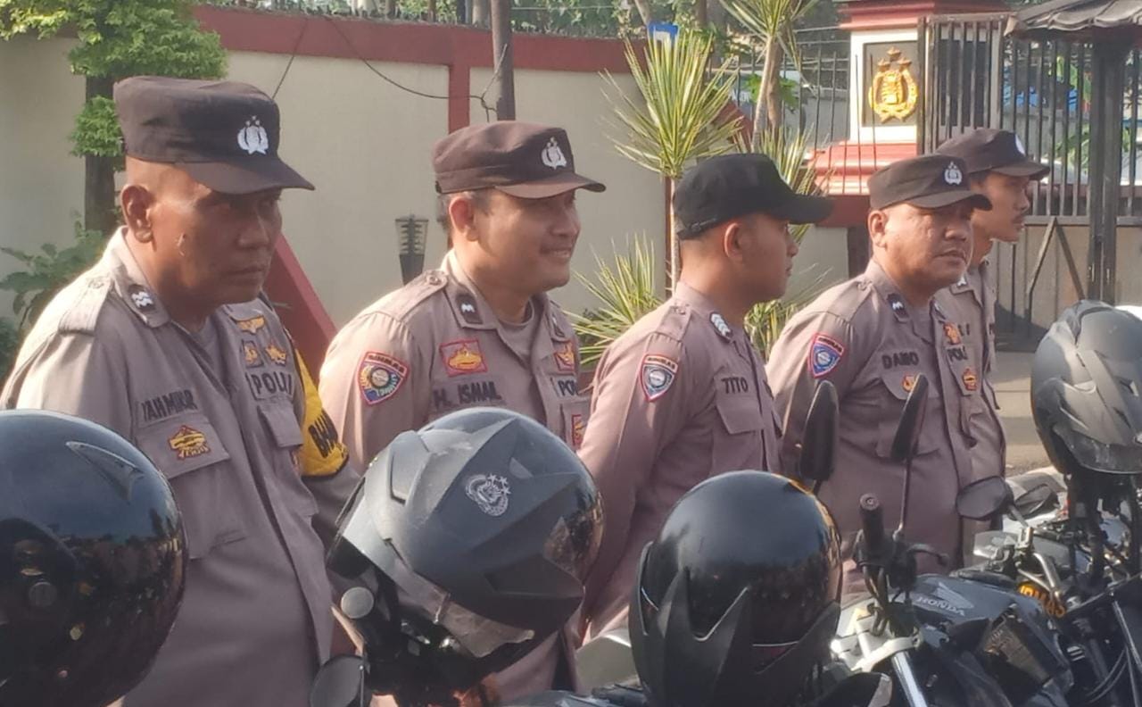 Pemilu 2024, Polsek Telagasari Siap Bantu Pengamanan Hingga Pendataan Ke Rumah-Rumah Warga