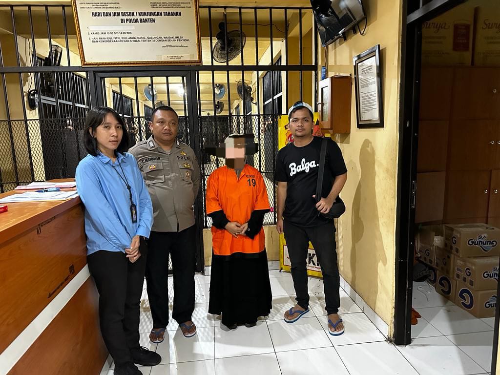 Tidak Benar Ada Balita ditahan Bersama Ibunya di Rutan Polda Banten