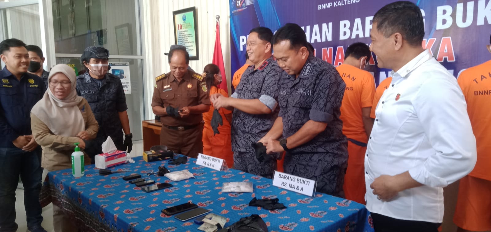 BNNP Kalteng berhasil Ungkap Kasus Narkoba Jaringan Provinsi