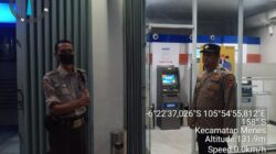 Antisipasi Adanya Pembobol Kartu Debit Melalui Skimming, Polsek Menes Periksa Mesin ATM