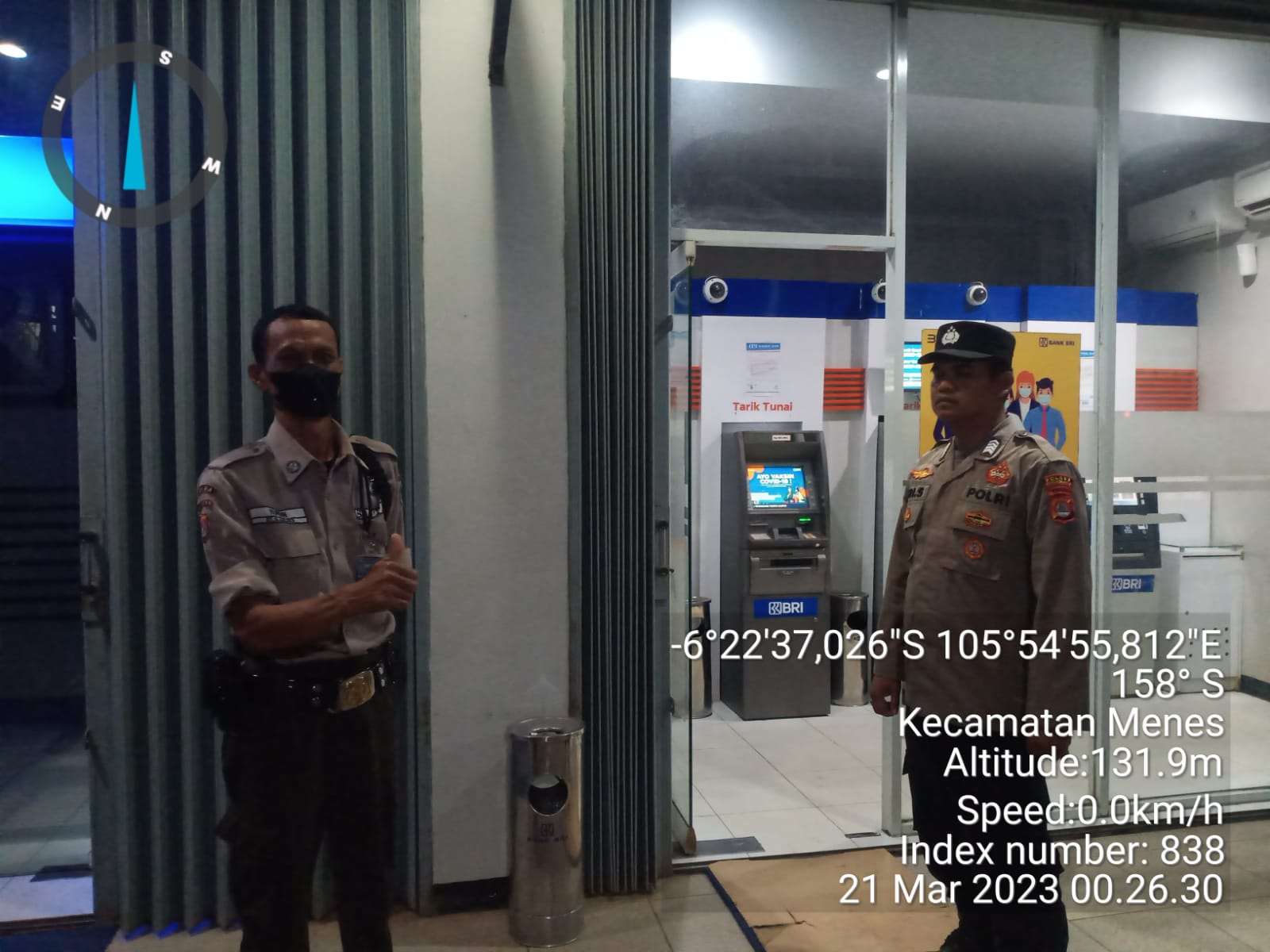 Antisipasi Adanya Pembobol Kartu Debit Melalui Skimming, Polsek Menes Periksa Mesin ATM