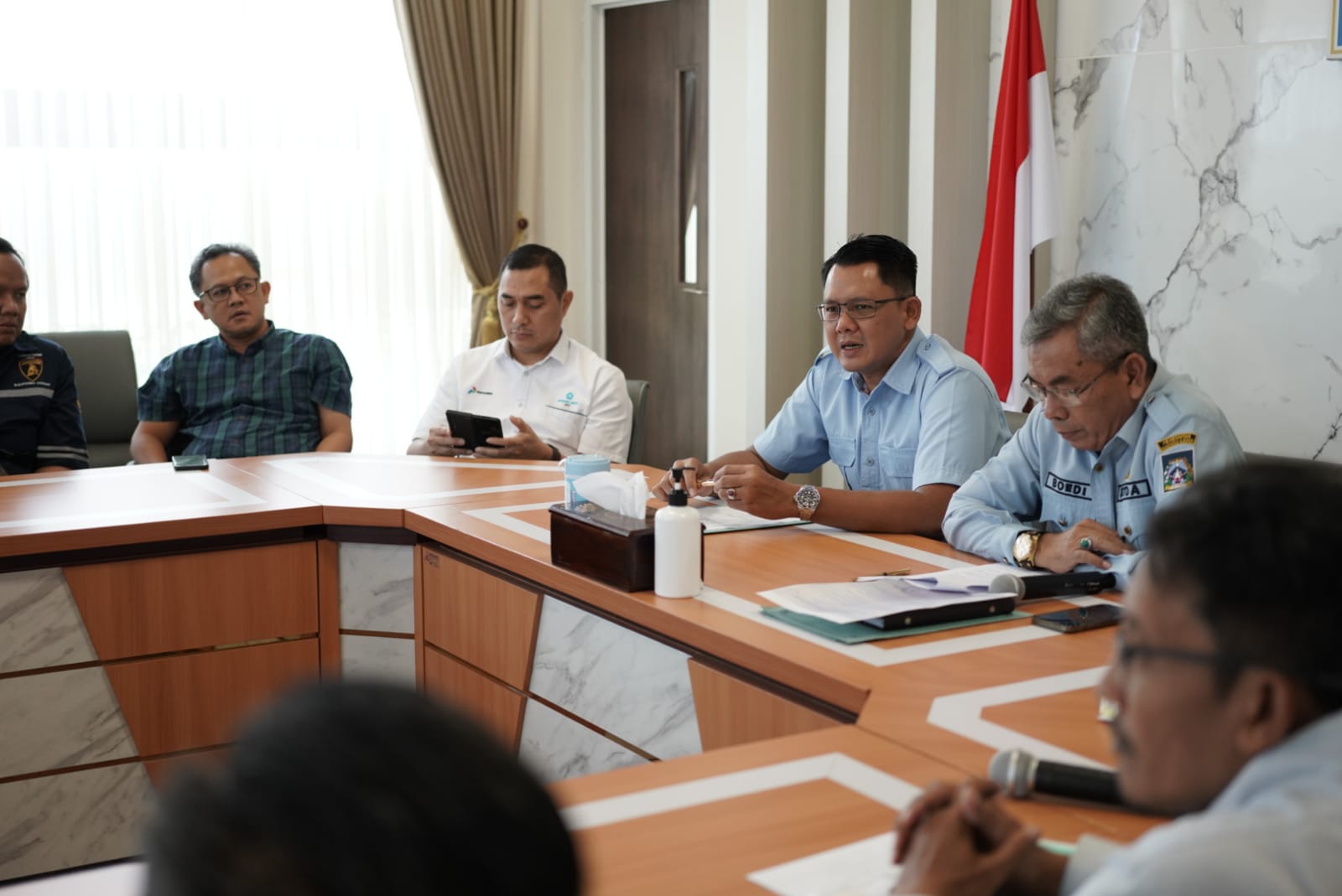 Wabup Sleman Pimpin Rakord OPD Dan Pertamina, Pastikan Ketersediaan BBM Dan LPJ Selama Ramadhan Dan Idulfitri 1444 H Di Kabupaten Sleman.