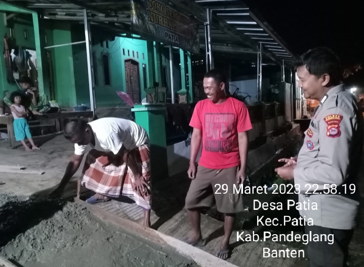 Patroli Malam Polsek Patia, Tingkatkan Keamanan di Bulan Ramadhan