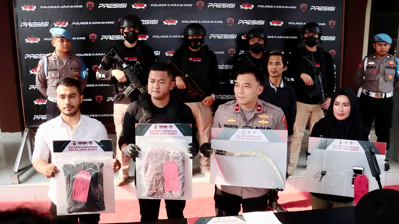 Timsus Sanggabuana Polres Karawang Tangkap Pelaku Pembacokan di Unsika Karawang