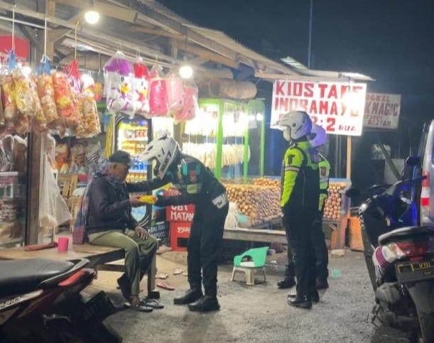 Satlantas Polres Karawang Woro-woro Keluar Masuk Kampung