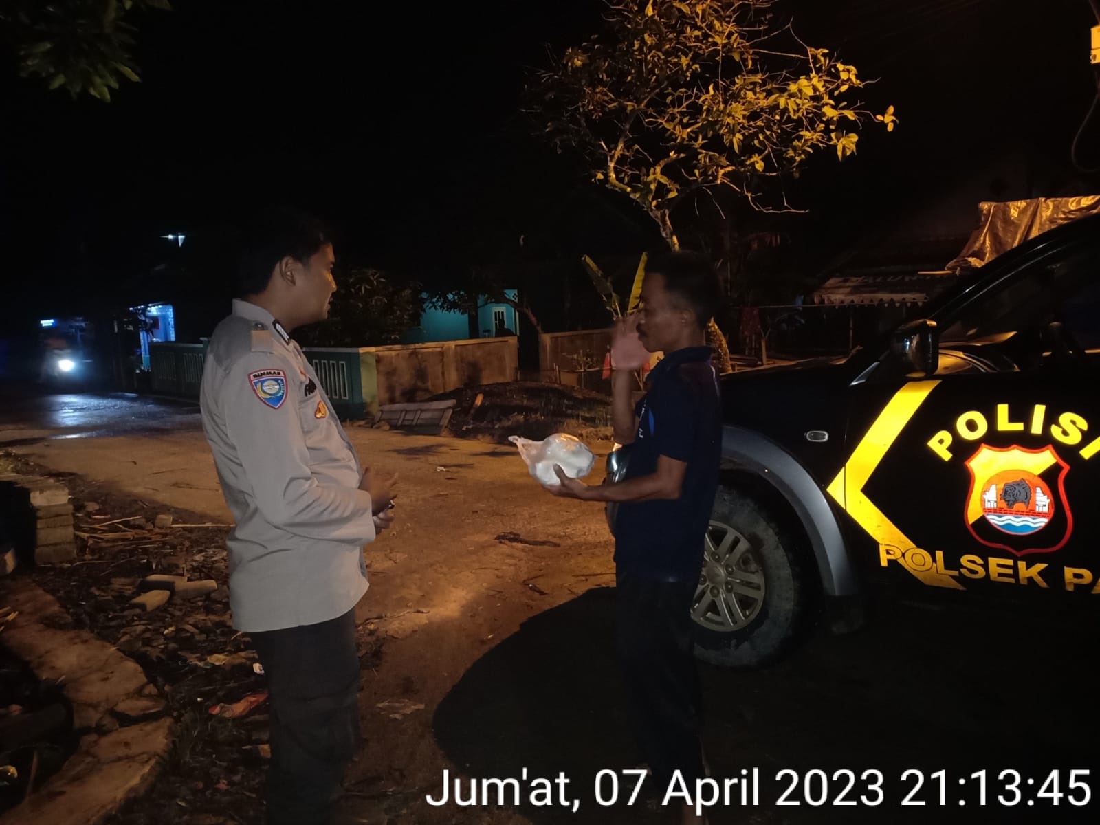 Polsek Patia Tingkatkan Patroli di Malam Hari, Ciptakan Kamtibmas Kondusif