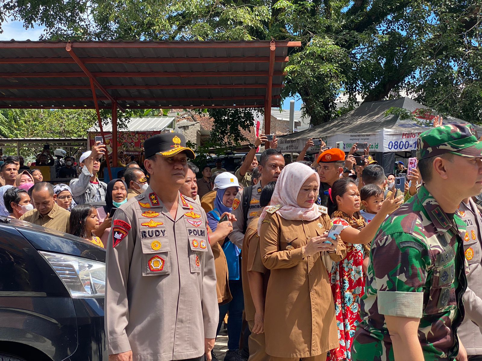 Kapolda Banten Dampingi Kunjungan Kerja Presiden Jokowi di Kota Cilegon