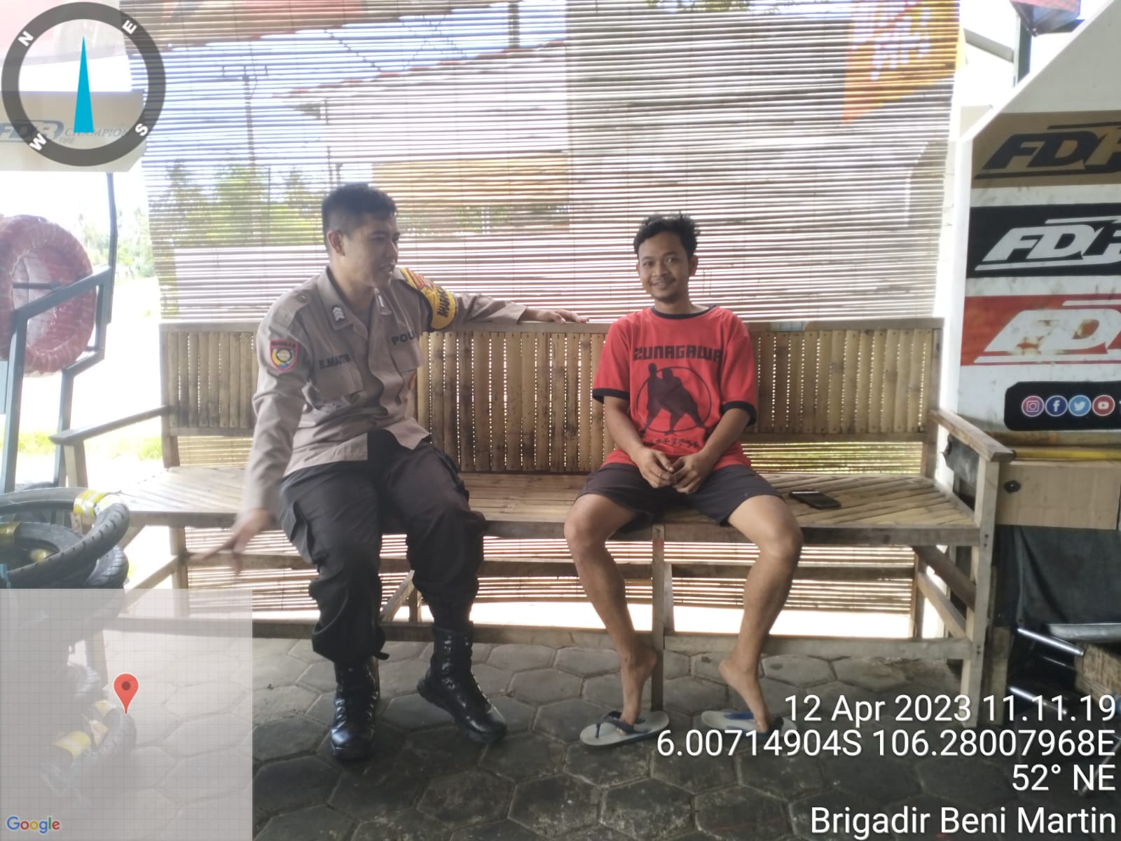 Pesan Kamtibmas Disampaikan Saat Bhabinkamtibmas Polsek Pontang Polres Serang Sambang ke Warga Binaan