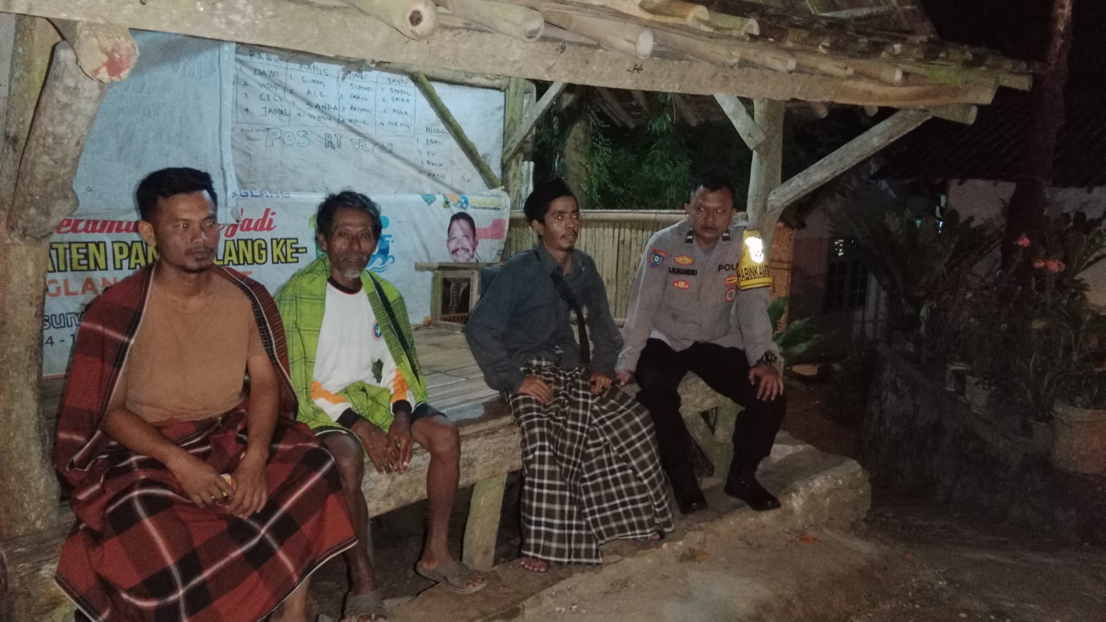 Polsek Cadasari Ajak Warga Pastikan Keamanan Saat Mudik Lebaran