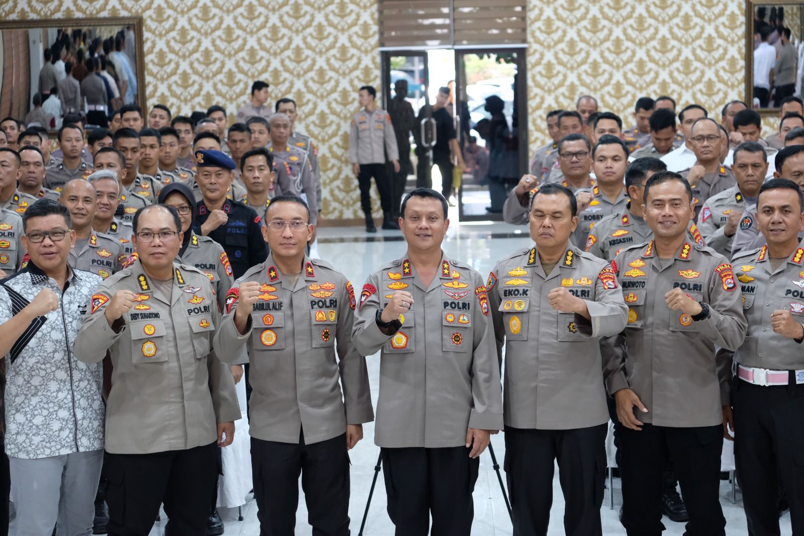 Kapolda Banten Pimpin Pelatihan Pra Operasi Ketupat Maung 2023