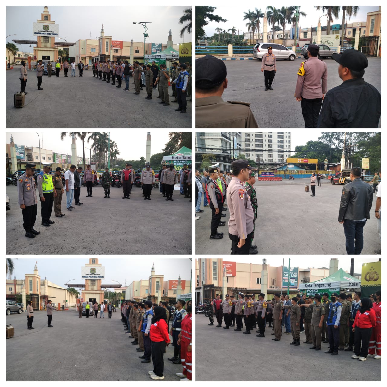 Kapolsek Batu Ceper Kompol Susida Aswita Pimpin Apel Siaga Pengamanan Malam Takbir Hari Raya Idul Fitri 1444 H / 2023 M